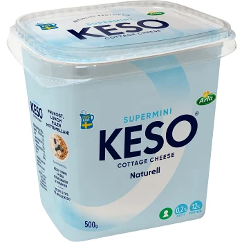 Cottage Cheese Supermini 0,2% 500g KESO®.