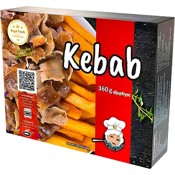 Kebabkött Fryst 360g Royal Foods.