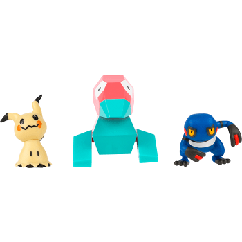 Pokemon Battle figure set 3p.