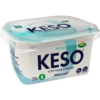 Cottage cheese Mini 1,5% 250g KESO®.