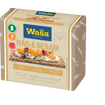 Råg &amp; Sesam 245g Wasa.