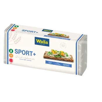 Knäckebröd Sport+ 420g Wasa.