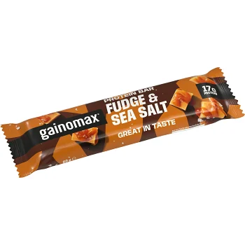 Proteinbar Fudge Havssalt 60g Gainomax.