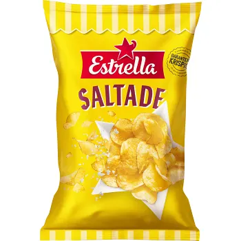 Potatischips Lättsaltade 275g Estrella.