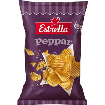 Chips Peppar 275g Estrella.