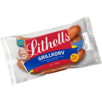 Grillkorv 300g Lithells.