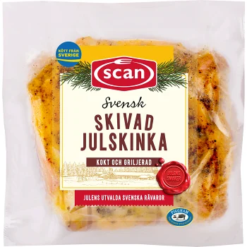 Julskinka Färsk Skivad ca 1,2kg Scan.