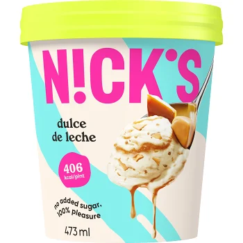 Glass Dulce de leche 473ml Nick´s.