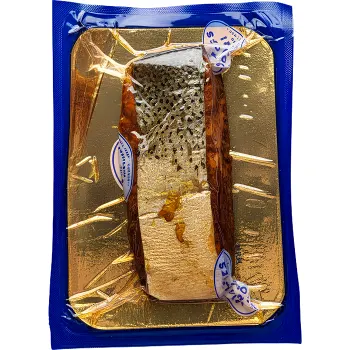 Lax Varmrökt Dubbelfilé Portion ca 180g Blomlöfs Rökeri.