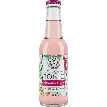 Tonic Jordgubb &amp; Lime 200ml Åhus Tonics &amp; Mixers.