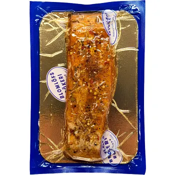 Laxfilé Varmrökt Jägermix 125g Blomlöfs Rökeri.