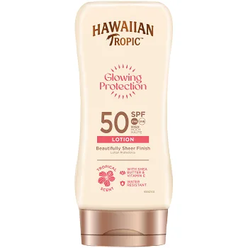 Solskydd Glowing Protection Lotion SPF50 170ml Hawaiian Tropic.