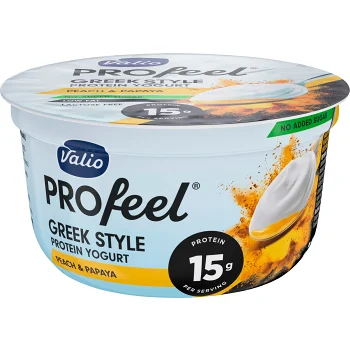 Proteinyoghurt Persika Papaya 1% Laktosfri 160g Valio.