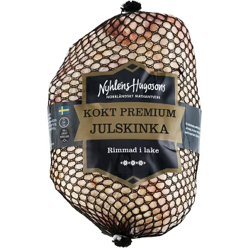 Julskinka Kokt Premium ca 3,2kg Nyhléns Hugosons.