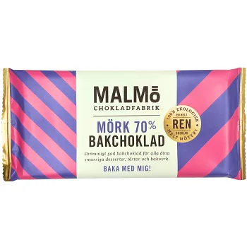 Bakchoklad Mörk Malmö Chokladfabrik.