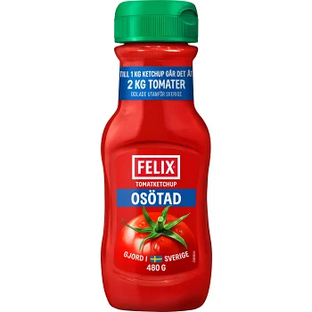 Ketchup Osötad 480g Felix.