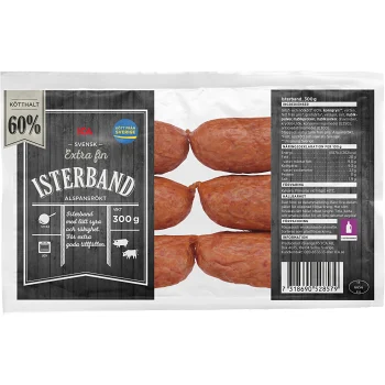 Isterband Extra Fina 60% Kötthalt 300g ICA.