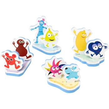 Badleksaker Babblarna.