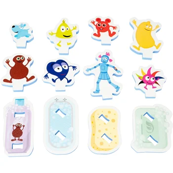 Badleksaker Babblarna.