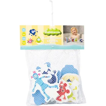 Badleksaker Babblarna.