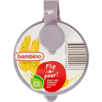 Pulverburk Flip-n-pour 1-p Bambino.