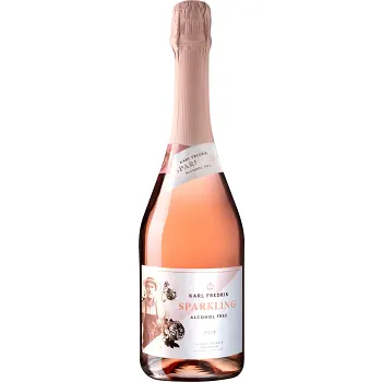 Vin Mousserande Rosé Alkholfritt 75cl Karl Fredrik.