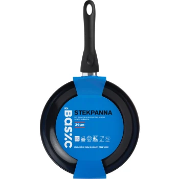 Stekpanna 24cm grå ICA Basic.