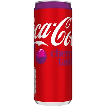 Läsk Cherry 33cl Coca-Cola.