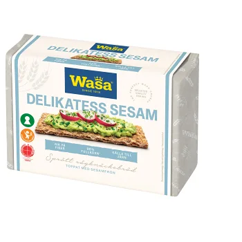 Knäckebröd Delikatess Sesam 285g Wasa.