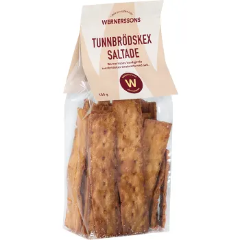 Tunnbrödskex Saltade 100g Wernerssons.