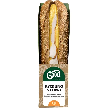 Baguette Kyckling Curry 245g GOOD.