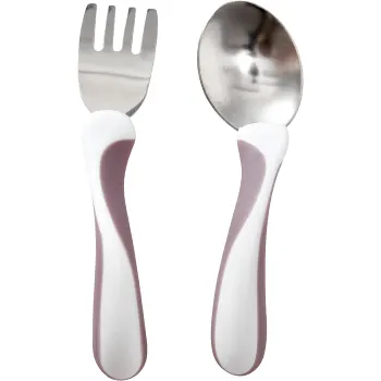 Bestick Äta själv Blandade färger 6m+ Bambino.