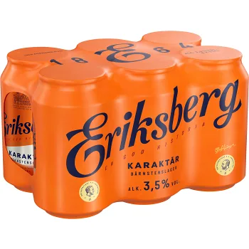 Öl Bärnstenslager Karaktär 3.5% 6x33cl Eriksberg.
