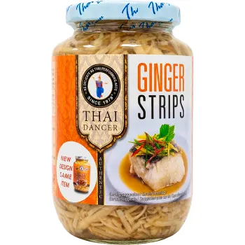 Ingefära I Strimlor Inlagda 455g Thai Dancer.