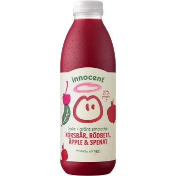Smoothie Körsbär Rödbeta Äpple Spenat 750ml Innocent.