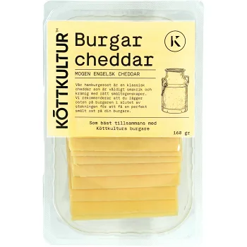 Burgar cheddar 160g Köttkultur.