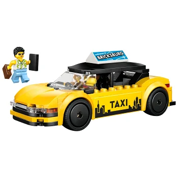 LEGO City Gul taxi 60487.