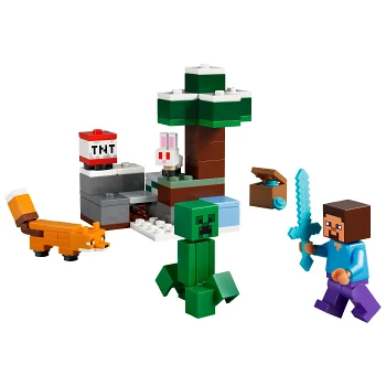 LEGO Minecraft Steves taigaäventyr 21583.