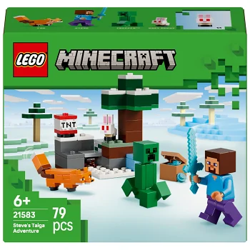 LEGO Minecraft Steves taigaäventyr 21583.