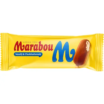Marabou vanilj &amp; chokladsmak 1-p Mondelez.