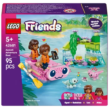 LEGO Friends Äventyrsbåt med axolotler 42681.