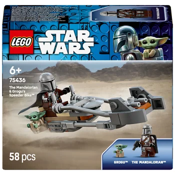 LEGO Star Wars The Mandalorian & Grogu's Speeder Bike 75436.