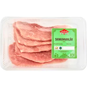 Skinkinnanlår Skivat ca 500g Gudruns.