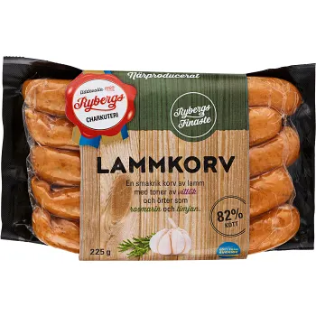 Lammkorv 225g Rybergs Charkuteri.