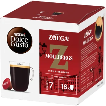 Kaffekapslar Zoégas Mollbergs 16-p Dolce Gusto.
