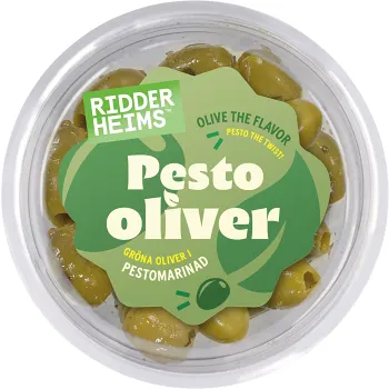 Pestooliver 180g Ridderheims.