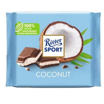 Chokladkaka Kokos 100g Ritter.