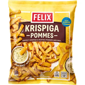 Pommes Krispiga pommes Felix.