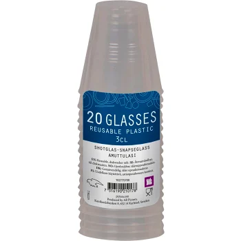 Glas Flergångs Små 20pack Falk.