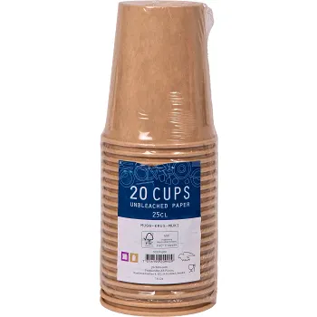 Mugg Natur Medium 20pack Falk.